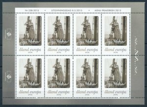 [109475] Aland 2015 My Stamps Ship boat Miniature sheet MNH