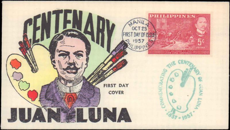 Philippines, Worldwide First Day Cover, Art