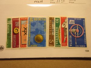 SWITZERLAND Scott 347-350, 351-354 MINT NEVER HINGED Lot12 Cat $11.50