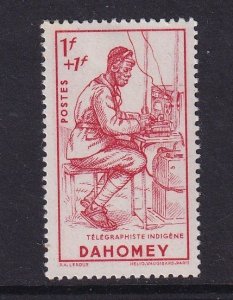 Dahomey    #B12  MH  1941  radio operator 1fr