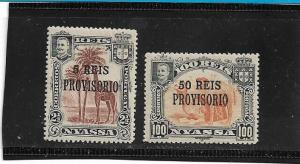 Nyassa  Scott#  49-50  MH