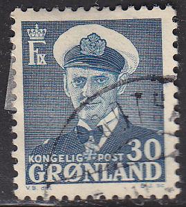 Greenland 33 King Frederik IX 1950