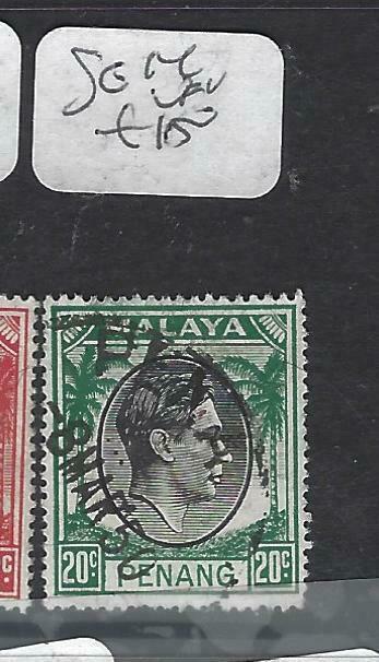 MALAYA PENANG  (P0704BB)  KGVI   20 C   SG 14  VFU