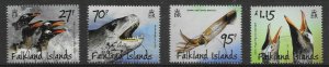 FALKLAND ISLANDS SG1203/6 2011 PENGUINS & PREDATORS SET USED