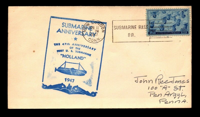 1947 47th Anniversary of Submarine Holland - N418