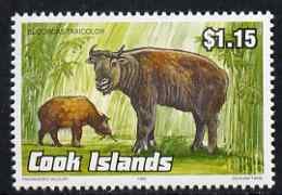 COOK ISLANDS - 1990 - Endangered, Tiger - Perf 1v -Mint Never Hinged