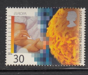 Great Britain 1994 MNH Scott #1578 30p Scanning Electron Microscopy - EUROPA