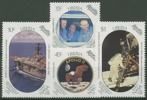 1989 Liberia 1456-1459 20th Anniversary Of Apollo 11 5,50 €