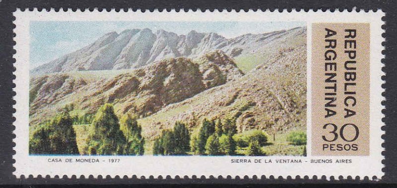 Argentina #1151 single F-VF Mint NH ** Sierra de la Ventana