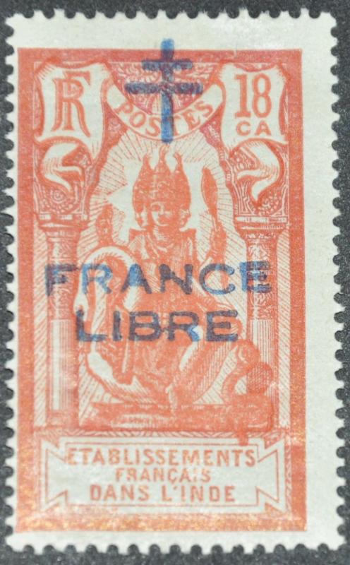 DYNAMITE Stamps: French India Scott #162  MINT hr