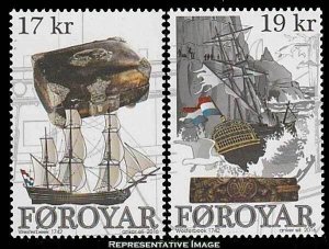 Faroe Islands Scott 654-655 Mint never hinged.