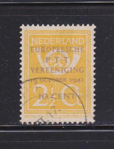 Netherlands 244 Set U Post Horn and Lion (A)