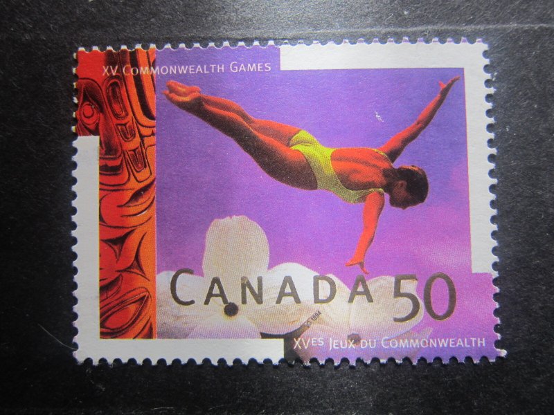 Canada #1521 XV Commonwealth Games Nice stamps  {ca738}