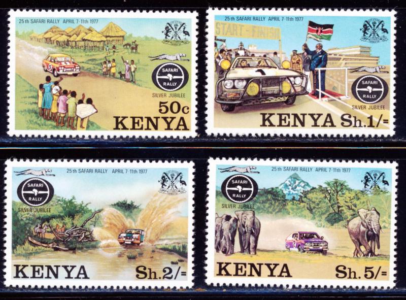 KENYA 1977 AUTO RACING 25TH SAFARI RALLY ELEPHANT SCOTT 76-79