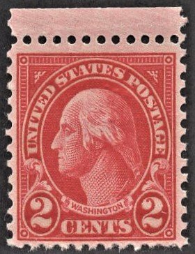 US 634 MNH VF 2 Cent Washington Carmine Type I