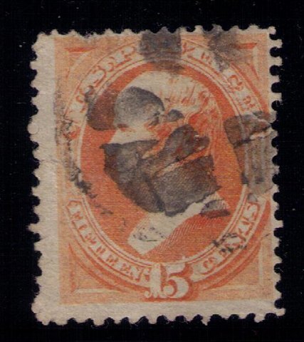 US SCOTT #189 15c Orange USED F-VF