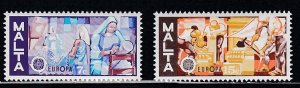 Malta # 512-513, Europa, Mint LH, 1/3 Cat.