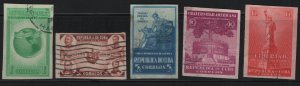 CUBA  368-372 USED SET