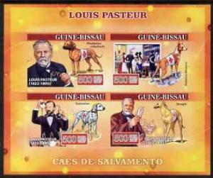 Guinea - Bissau 2007 Louis Pasteur imperf sheetlet contai...