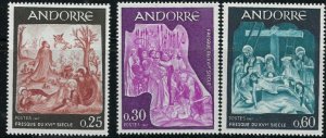 French Andorra 178-80 MNH 1967 set (ha1534)