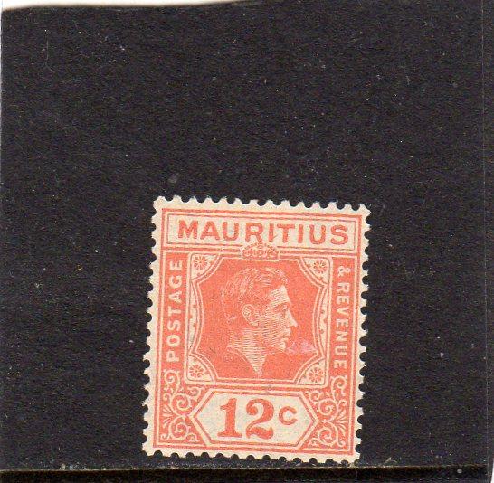 Mauritius Geo V l Def  253a used