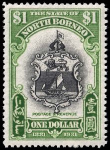 North Borneo - Scott 190 - Mint-Hinged - Adhesion on Back