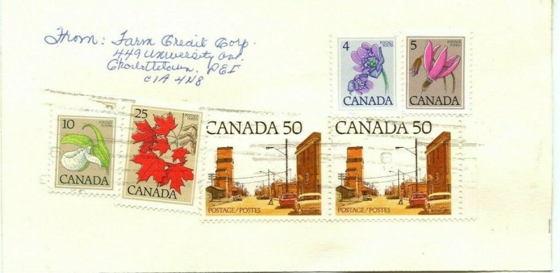 Turned PARCEL Moncton to PEI returned add'l postage to Moncton from PEI Canada