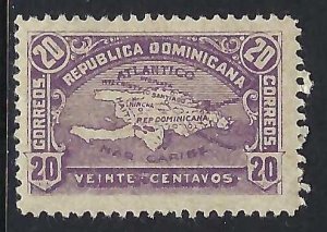 Dominican Republic 177 MOG MAP FORGERY Z5309-1
