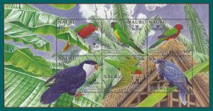 Nauru 2005 Birdlife International, 3 x MS, MNH 529,SGMS589