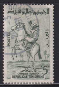 Tunisia 343 Horseback Rider 1959