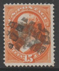 U.S. Scott #163 Webster Stamp - Used Single