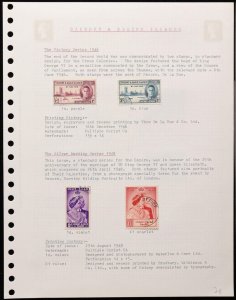 GILBERT & ELLICE ISLANDS 1937-55 KGVI Used Collection. SG cat £115.