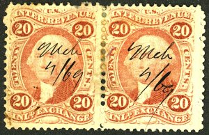 U.S. #R42c USED PAIR