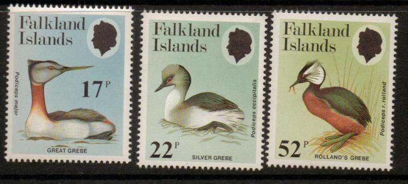 FALKLAND ISLANDS SG489/91 1984 GREBES  MNH