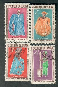 Senegal #261 - 264 used singles