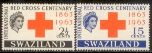 Swaziland 1963 SC# 109-10 MNH-OG E32