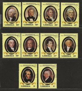 LIBERIA SC#901-10   FVF/CTO