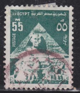 Egypt 900 Sphinx and Pyramid 1974