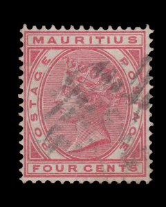 MAURITIUS STAMP. YEAR 1885. SCOTT # 72. USED