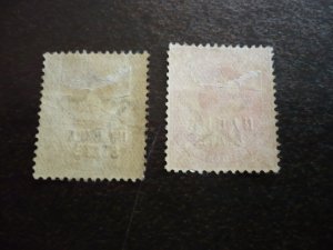 Stamps - India Nabha - Scott# 28-29 - Used Part Set of 2 Stamps
