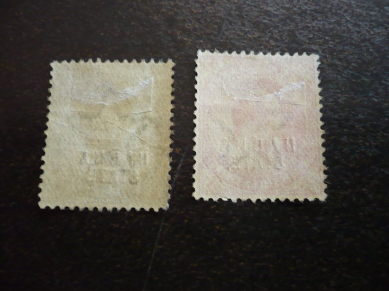 Stamps - India Nabha - Scott# 28-29 - Used Part Set of 2 Stamps