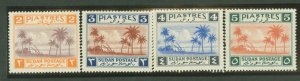 Sudan #71-74  Single