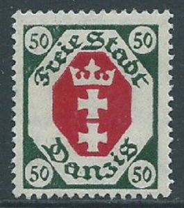 Danzig, Sc #70, 50pf MH