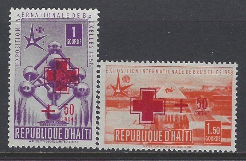 Haiti, Scott #B2-B3; Red Cross Issues, MH