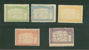 Venezuela #137-141  Single (Complete Set)