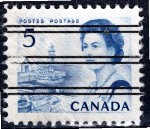 Canada; 1967: Sc. # 458:  Used Perf. 12 Single Stamp > PreCancel