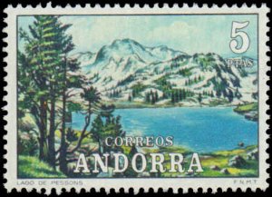 Andorra Spanish Administration #63-66, Complete Set(4), 1972, Never Hinged