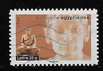 France 3287 Egyptian Statue single Used