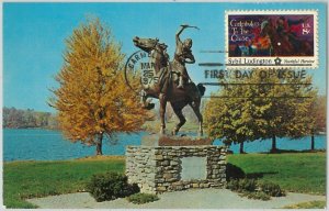 63939   - USA - POSTAL HISTORY:   MAXIMUM CARD 1975 -  MILITARY Sybil Ludington