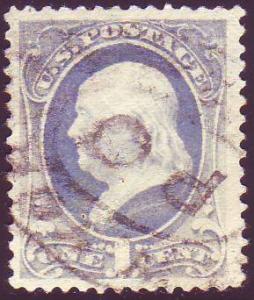 U.S. #206 Franklin USED